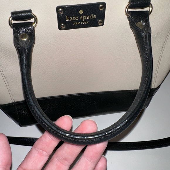 Kate Spade Black and Cream Satchel - Picture 3 of 14